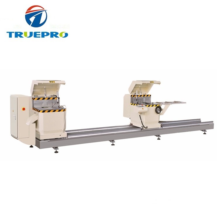 Aluminum UPVC Window Door Frame CNC Double-Head Precision Cutting Saw Machine