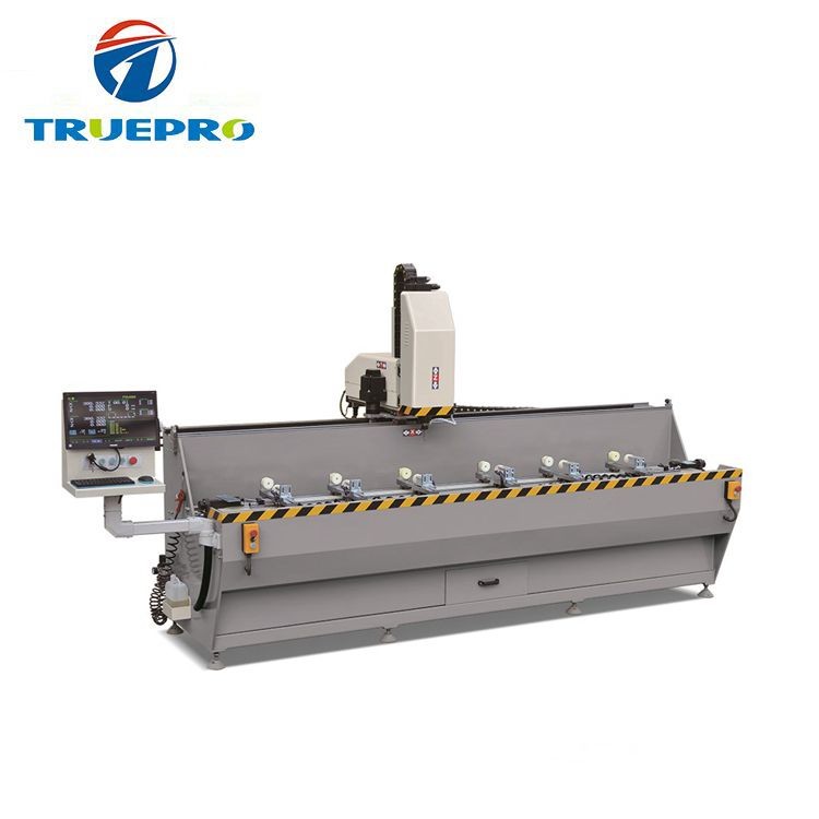 Aluminum Window Hole And Grooves CNC Drilling Milling Machine